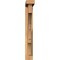 Ekena Millwork Balboa Block Smooth Bracket w/ Offset Brace, Western Red Cedar, 3 1/2"W x 18"D x 26"H BKT0402X18X26BOA05SWR - alternate 2
